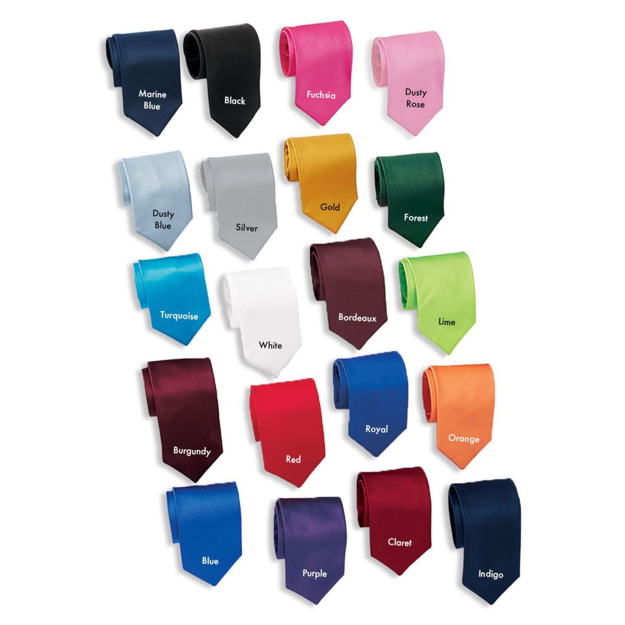 Regular Cinch Satin Tie