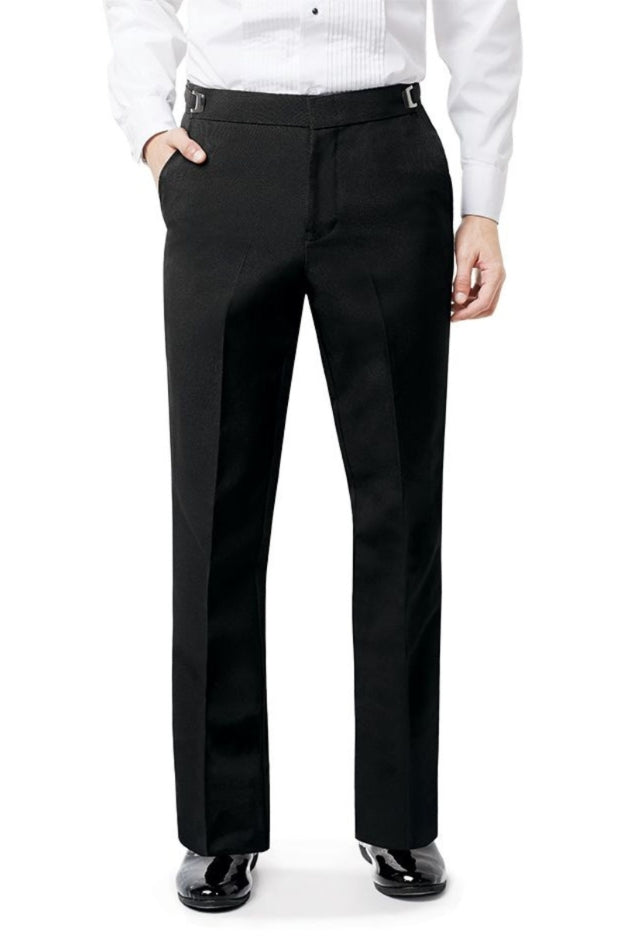 Flat Front Adjustable Tuxedo Pants
