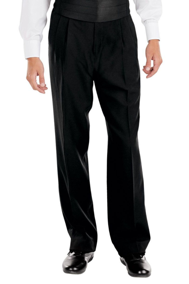 Pleated Adjustable Tuxedo Pants