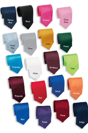 Regular Cinch Satin Tie